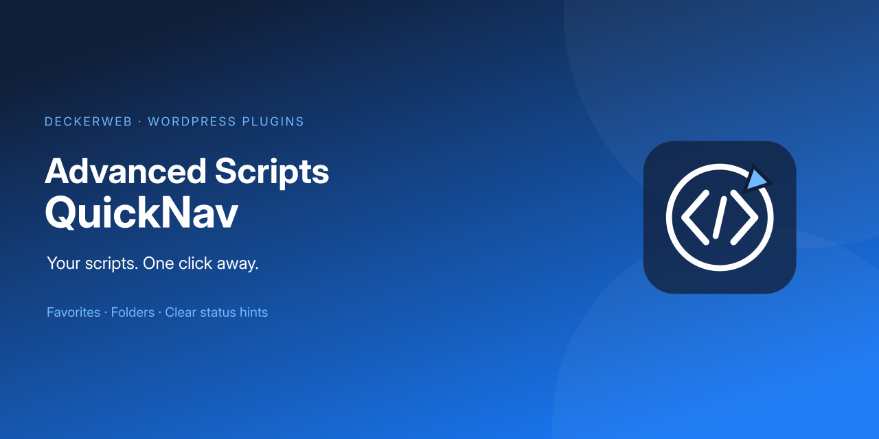 Advanced Scripts QuickNav