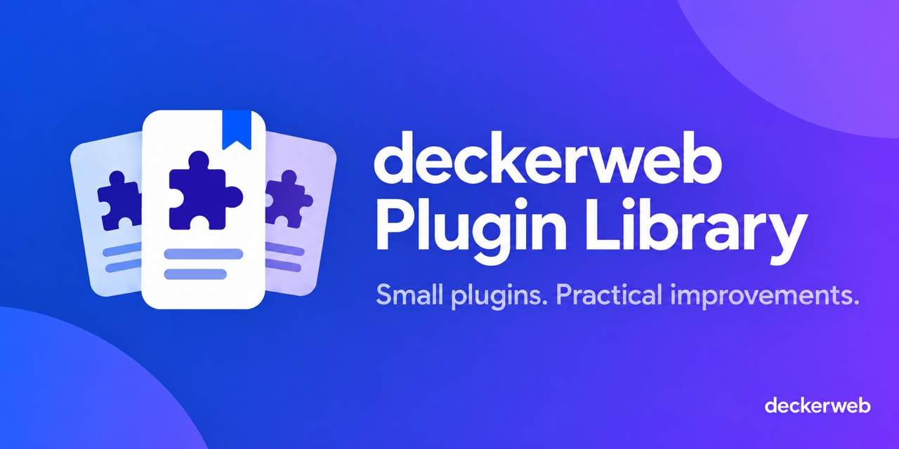 deckerweb Plugin Library