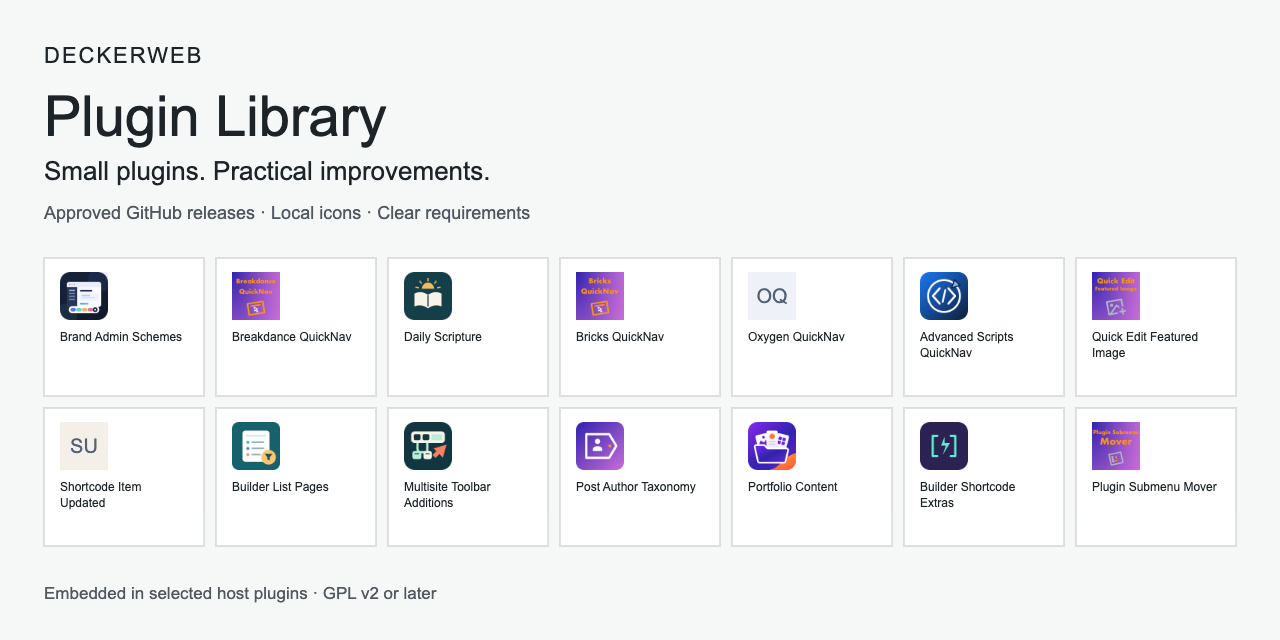 Catalog overview