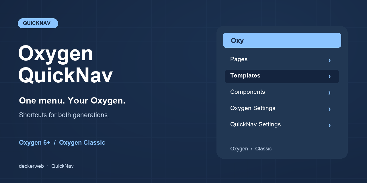 Oxygen QuickNav