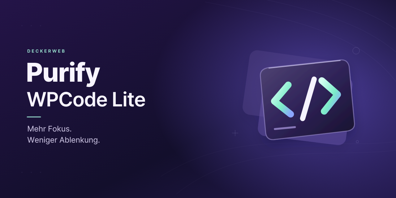 Purify WPCode Lite